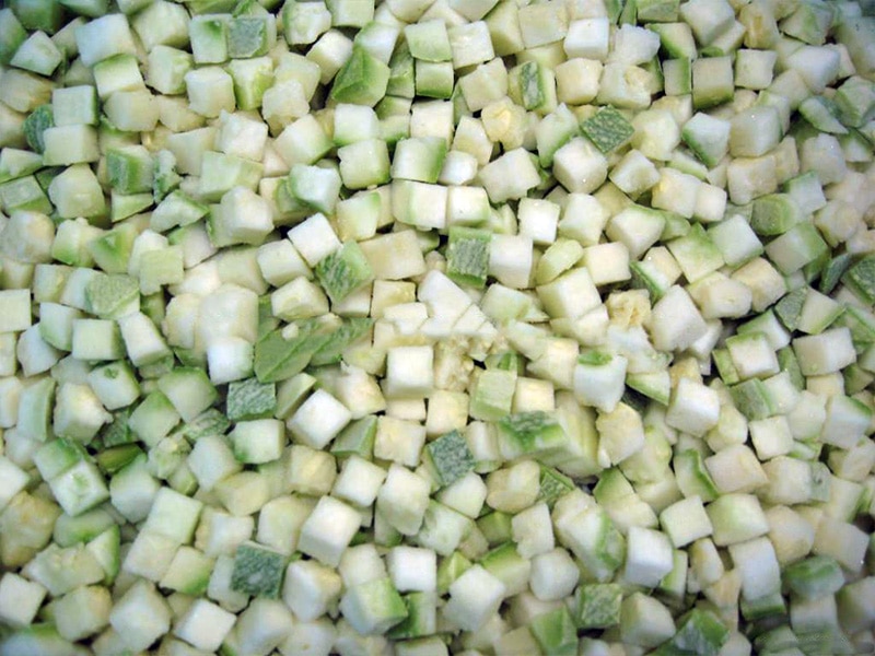 Diced Zucchini