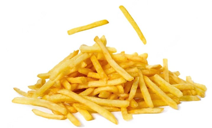 French fries 7×7 mm